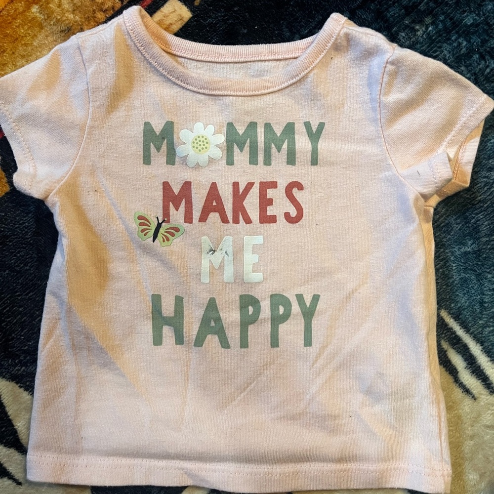 Garanimals Pink 'Mommy Makes Me Happy' Tee